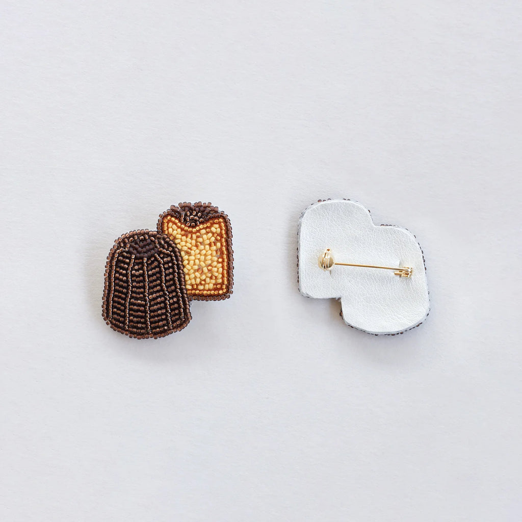 Broche - Cannelé