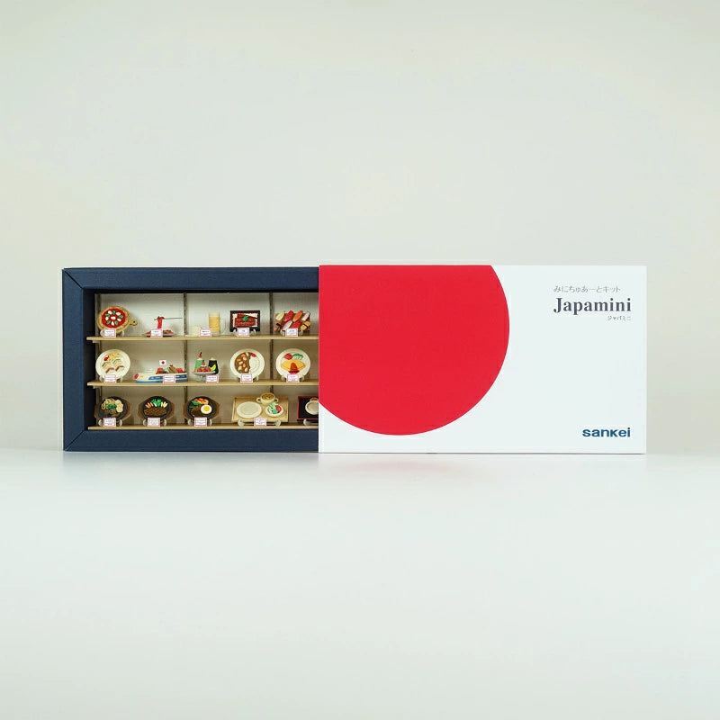 Miniatures de plats de restaurant japonais