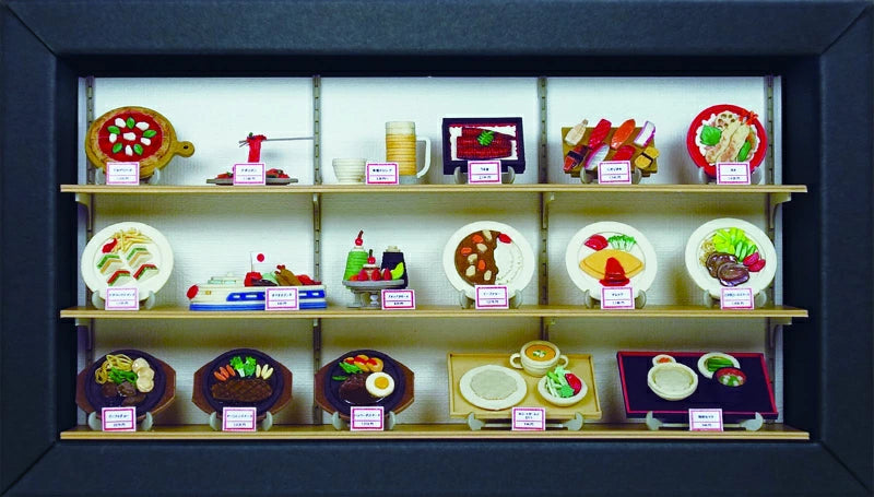 Miniatures de plats de restaurant japonais
